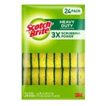Scotch-brite Heavy Duty Scrub Sponges Individually Wrapped- Cleaning Pads 24 Ct. Fixed Price $24.95.