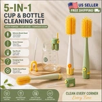 5 1 Bottle Brush Set Straw Tube Cleaner Multi Purpose Cleaning Kit. Fixed Price $7.49.