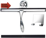 Kwokker 12 Inch Squeegee For Shower, With Suction Cup Hooks. Fixed Price $26.55.