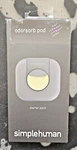 Simplehuman Odorsorb Pod All-natural System Refill Air Freshener 2 Pack. Fixed Price $19.78.
