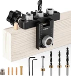 3-IN-1 Jig Kit, Self Centering Doweling For Straight Holes With Adj.... Fixed Price $33.91.
