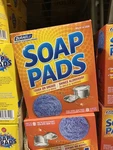 Durablu Steel Wool Soap Pads Tough On Grease Shines Aluminum Blue 8 Pack. Fixed Price $13.27.