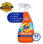 Tide Rescue Plus Oxi Laundry Stain Remover And Carpet Cleaner Spray, 22 Oz. Fixed Price $7.55.