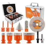 Bgtec Diamond Hole Saw Kit - 12PCS 6/6/8/19/35/50/65MM Drill BITS+2... Fast Ship. Fixed Price $147.99.