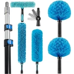 Hicavar 30FT High Ceiling Fan Duster With 6-24FT Extension Pole Reusable Cobweb. Fixed Price $158.98.