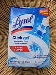 Lysol Click Gel Automatic Toilet Bowl Cleaner Atlantic Fresh Scent 4-PACK. Fixed Price $6.59.