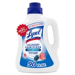 Lysol Laundry Sanitizer Crisp Linen, Eliminates Odors & Kills Bacteria, 90 Oz. Fixed Price $14.80.