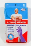 2 Pairs Mr Clean Loving Hands Premium Latex Gloves Size - Purple. Fixed Price $17.50.