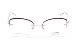 Lightec Morel 30218L PR06 Burgundy/gold Eyeglasses Half-rim Frame 52-17-140. Fixed Price $171.60.
