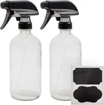 Cornucopia 16OZ Clear Glass Spray Bottles W/chalk Labels (2 Pack); Boston Round. Fixed Price $23.99.