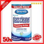 Sprayway Foaming Glass Cleaner 2 Pack Ammonia Free Streak Shine 19OZ Value. Fixed Price $6.89.
