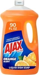 Ajax Ultra Triple Action Liquid Dish Soap, Orange, 90 Fl. Oz.. Fixed Price $6.88.
