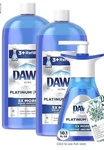 Dawn Ultra Platinum Dishwashing Liquid Soap Fresh Rapids Scent Pack Of 3. Fixed Price $38.99.