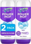 Swiffer Powermop Floor Cleaning Solution With Fresh 25.35 Oz (pack Of 2). Fixed Price $15.99.