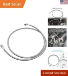 4AN Turbo Oil Feed Line - 48" Stainless Steel Braided, Reliable 200 Psi Pressure. Fixed Price $25.99.