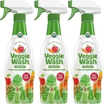 Veggie Wash Certified Organic Fruit And Vegetable Cleaner Pack Of 3 16 Fl Oz. Fixed Price $21.99.