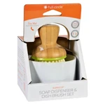 Full Circle Home Bubble Up Brush Plus Soap Dish- White (pack Of 4). Fixed Price $88.99.
