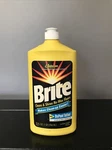 Vintage Brite Wax Floor Cleaner Johnson 16 Oz 1992 Full Nos Discontinued. Fixed Price $40.00.