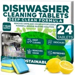 24PK Dishwasher Cleaner Tablets Deodorizer Removal Descaler 1 Year Supply. Fixed Price $21.59.