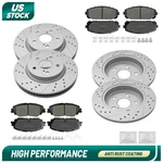 Front Rear Drilled Brake Rotors +pads For 2018-2022 Camry Avalon ES300H ES350. Fixed Price $144.16.