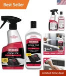 Glass Cooktop Cleaner Kit Stovetop Burnt Food Remover Spray Bundle. Fixed Price $41.69.