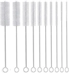 Long Straw Brush, Nylon Pipe Tube Cleaner 8-IHCH 10 Different Diameters Set Of. Fixed Price $14.08.