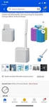 Snofrid Disposable Toilet Brush & Holder Set White MTS01 W/ 24 Replacement Heads. Fixed Price $15.00.