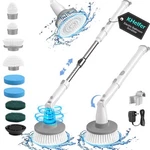 Khelfer Electric Spin Scrubber With Adjustable Speed 8 Brushes And Retractabl.... Fixed Price $64.89.