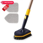 Yocada Tub Tile Scrubber Brush 1 Cleaning 58.2 Inches, Yellow And Grey. Fixed Price $40.99.