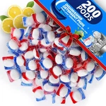 Dishwasher Pods 200 Count No Pre Rinse Deep Cleaning Detergent Soap. Fixed Price $51.99.