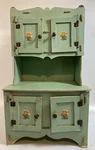 Vintage O-joy Paper Products Doll Furniture Kitchen Cabinet 16" Dubuque Iowa. Fixed Price $49.99.