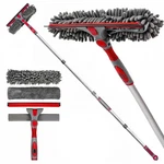 Dsv Standard 2-IN-1 Window Squeegee Cleaner Tool Kit, 10" Rotatable Rubber. Fixed Price $43.66.