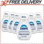 6PK Dawn Free Clear Powerwash Dish Spray Soap Pear Scent Refill 16 Oz. Fixed Price $31.12.