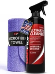 Carfidant Interior Cleaner Stain Remover & Odor 18 Fl. Oz., Clear. Fixed Price $32.90.