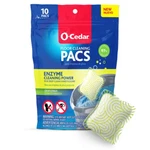 O-cedar Pacs Hard Floor Cleaner, Crisp Citrus Scent (10-COUNT). Fixed Price $13.04.