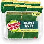 Scotch Brite Heavy Duty Scrub Sponge 6 Pack Tough Cleaning. Fixed Price $7.80.