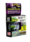 Bugoff Ultra Concentrated Summer Windshield Washer Fluid Makes 6 + Gallons. Fixed Price $19.97.