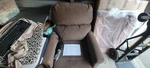 Jordans Furniture Lift Recliner - Heat, Massage, & Warranty To 1/10/27. Fixed Price $600.00.