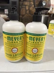 Mrs. Meyers (2 Pk) Clean Day Hand Lotion Honeysuckle Scent 12OZ. Fixed Price $21.99.