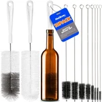 Holikme 10 Pack Bottle Brush Cleaner Set, 15" Long Handle Brus.... Fixed Price $13.32.