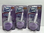 3 Pk Lysol Hygienic Lavender Field Scent Automatic Toilet Cleaner Purple Clip On. Fixed Price $15.99.