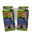 (2) Scotch Brite 3M Stainless Steel Cleaner Starter Kits W/ Handle 8 Refill Pads. Fixed Price $11.99.