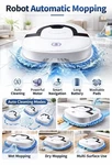 Robot Automatic Mop Floor Cleaner, Wet & Dry, Washable Microfiber Pads. Fixed Price $25.00.