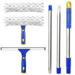 Ittaho For Window CLEANING,12"SQUEEGEE And 11"MICROFIBER Scrubber Co.... Fixed Price $30.78.