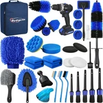 Qydipclin 34PCS Car Detailing Kit, Brush Set, Wash Cleaning.... Fixed Price $39.85.