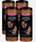 (4 Pack) Weiman 120 Count Leather Cleaning Wipes. Fixed Price $31.95.