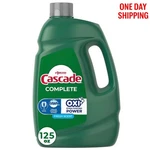 Cascade Complete Gel + Oxi Dishwasher Detergent 125 Fl Oz Powerful Cleaning. Fixed Price $20.98.