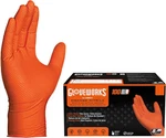 Gloveworks 100-PACK 8 Mil Nitrile Disposable Rubber Gloves, Medium, Orange. Fixed Price $24.99.