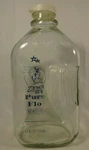 Vintage Pure Flo Water Bottle With Lid San Diego Half Gallon Clear Glass Rare. Fixed Price $50.00.