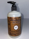 Case Of 6 Mrs Meyers Hand Soap Acorn Spice Olive Oil Aloe Vera, 12.5 Oz. Fixed Price $24.99.